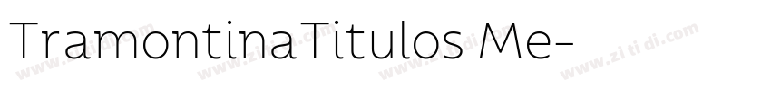 TramontinaTitulos Me字体转换